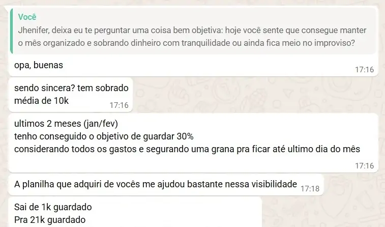 Depoimento da Jhenifer